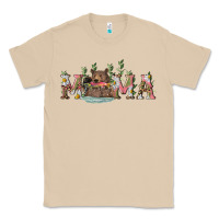 Mushroom mama with bear and daisy Classic Tee - RanaPortraitStore