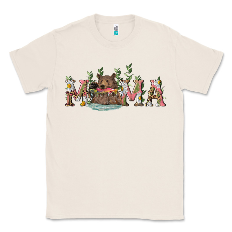 Mama With Bear And Daisy Classic Tee by RanaPortraitStore | Teevron