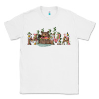 White mama with bear and daisy Classic Tee - RanaPortraitStore