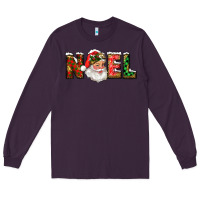 Plum Western Noel Santa Claus Long Sleeve Tee - RanaPortraitStore
