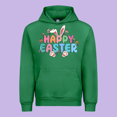 Happy Easter Urban Hoodie Designed By Maliassmallbusiness