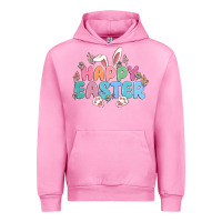 Fuchsia Pink happy easter Urban Hoodie - MaliasSmallBusiness