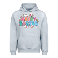 Heather Grey happy easter Urban Hoodie - MaliasSmallBusiness