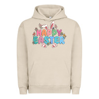 Pigment French Oak happy easter Urban Hoodie - MaliasSmallBusiness