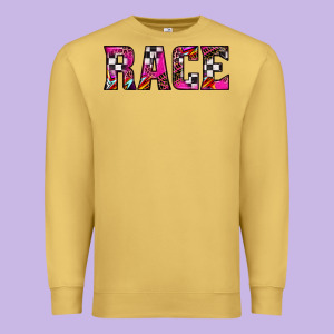 Race Premium Sweatshirt Designed By Jahusdesignshop