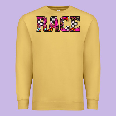 Race Premium Sweatshirt Designed By Jahusdesignshop