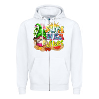 White summer vibes gnome tbw Zipper Hoodie - texasbilliewilder