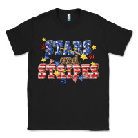 Black stars and striper billie wilder Classic Tee - texasbilliewilder