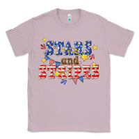 Lilac stars and striper billie wilder Classic Tee - texasbilliewilder