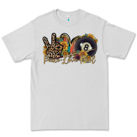 Dove Grey peace love pool Premium Tee - RacoonDesign