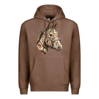 Chestnut appaloosa horse Premium Hoodie - LillyAllenDesigns
