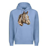 Colony Blue appaloosa horse Premium Hoodie - LillyAllenDesigns