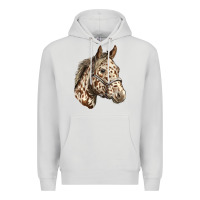 Dove Grey appaloosa horse Premium Hoodie - LillyAllenDesigns