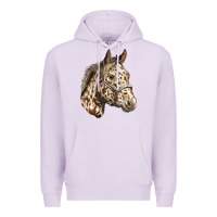Lilac appaloosa horse Premium Hoodie - LillyAllenDesigns