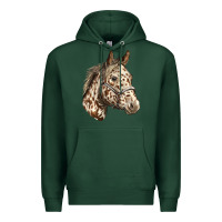 Sports Green appaloosa horse Premium Hoodie - LillyAllenDesigns