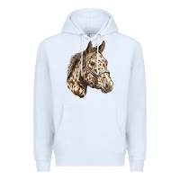 White appaloosa horse Premium Hoodie - LillyAllenDesigns