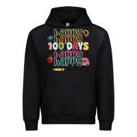 Black 100 days of school Urban Hoodie - MaliasSmallBusiness