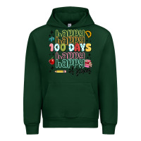 Forest Green 100 days of school Urban Hoodie - MaliasSmallBusiness