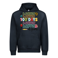 Navy 100 days of school Urban Hoodie - MaliasSmallBusiness