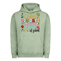Pigment Oil Green 100 days of school Urban Hoodie - MaliasSmallBusiness