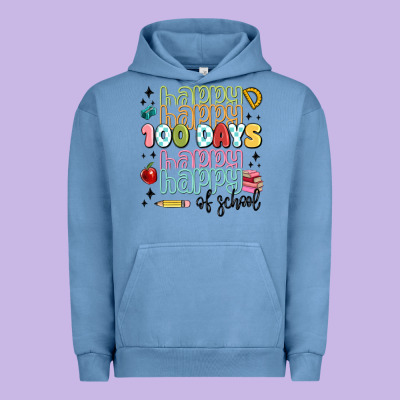 100 Days Of School Urban Hoodie Designed By Maliassmallbusiness