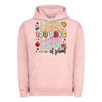 Pigment Salmon 100 days of school Urban Hoodie - MaliasSmallBusiness