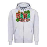 Heather Grey mama cita Zipper Hoodie - Zillion Design Studio