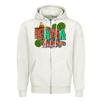 Oatmeal Heather mama cita Zipper Hoodie - Zillion Design Studio