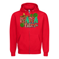 Red mama cita Zipper Hoodie - Zillion Design Studio
