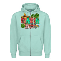 Seafoam mama cita Zipper Hoodie - Zillion Design Studio