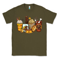 Army Green labrador retriever coffee cups Classic Tee - Zillion Design Studio