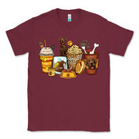 Burgundy labrador retriever coffee cups Classic Tee - Zillion Design Studio