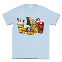 Dusty Blue labrador retriever coffee cups Classic Tee - Zillion Design Studio