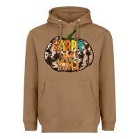 Toasted Coconut happy fall yall Heavyweight Hoodie - RacoonDesign