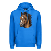 True Royal quarter horse portrait Premium Hoodie - LillyAllenDesigns