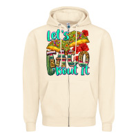 Sandshell let's taco bout it Zipper Hoodie - Zillion Design Studio