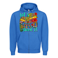 True Royal let's taco bout it Zipper Hoodie - Zillion Design Studio