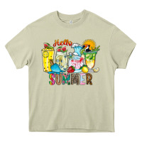 Mossy hello summer drink Heavy Core Tee - CowhideDigitalArt