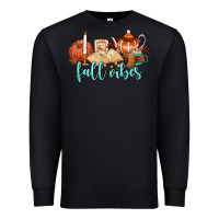 Black fall vibes Premium Sweatshirt - AdoDesignShop