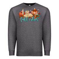 Charcoal Heather fall vibes Premium Sweatshirt - AdoDesignShop