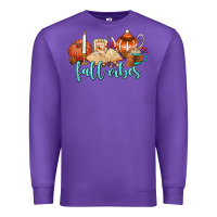 Purple fall vibes Premium Sweatshirt - AdoDesignShop