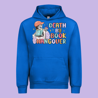 Death By Book Hangover Urban Hoodie Designed By Maliassmallbusiness