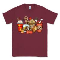 Burgundy labradoodle coffee cups Classic Tee - Zillion Design Studio