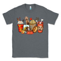 Charcoal Heather labradoodle coffee cups Classic Tee - Zillion Design Studio