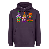 Plum happy halloween gnomes black Heavyweight Hoodie - RacoonDesign
