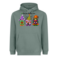 Sage happy halloween gnomes black Heavyweight Hoodie - RacoonDesign