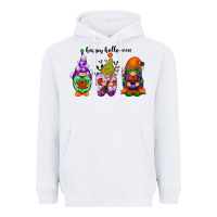 White happy halloween gnomes black Heavyweight Hoodie - RacoonDesign