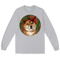 Moon Dust Shiba Inu Christmas Long Sleeve Tee - RanaPortraitStore