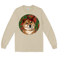 Mushroom Shiba Inu Christmas Long Sleeve Tee - RanaPortraitStore