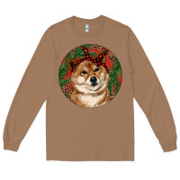 Toasted Coconut Shiba Inu Christmas Long Sleeve Tee - RanaPortraitStore